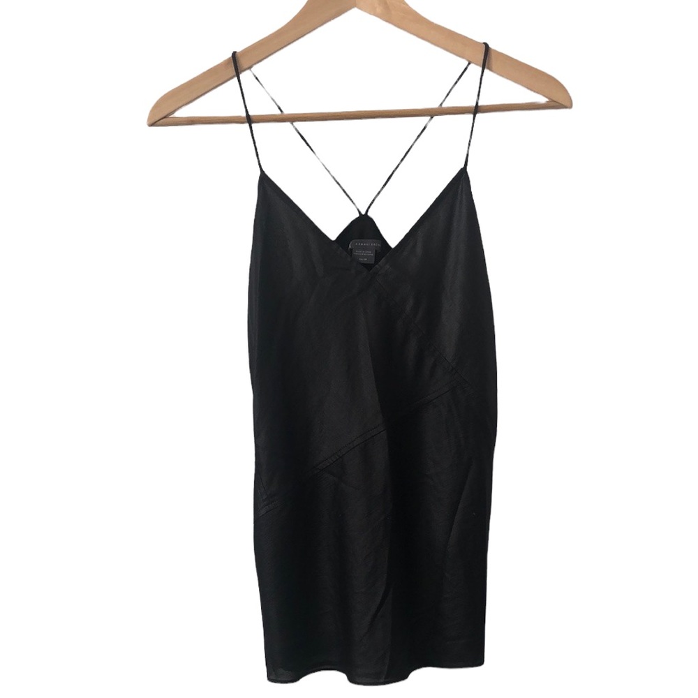Armani exchange gunmetal cami top